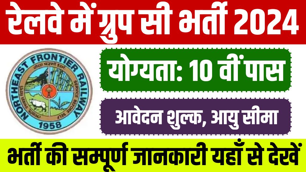 Northeast Frontier Railway Vacancy: रेलवे में ग्रुप सी के पदों पर 10वीं पास भर्ती का नोटिफिकेशन जारी