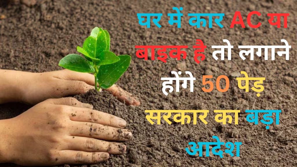 Planting Scheme: घर में कार ऐसी या बाइक है तो लगाने होंगे 50 पेड़ सरकार का बड़ा आदेश