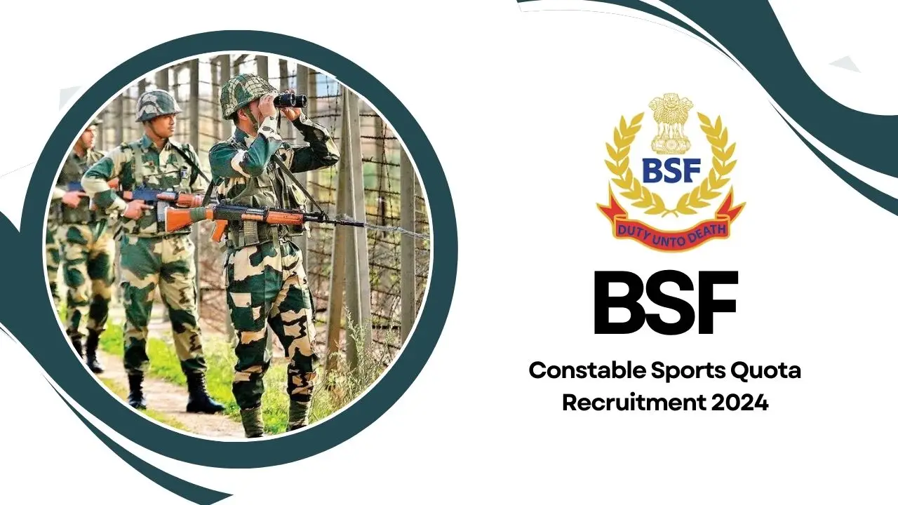 BSF Constable Sports Quota Recruitment 2024