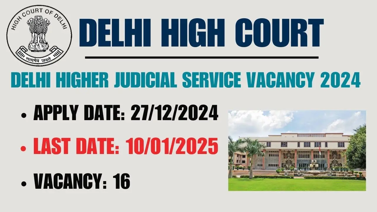 delhi high court hjs vacancy 2024